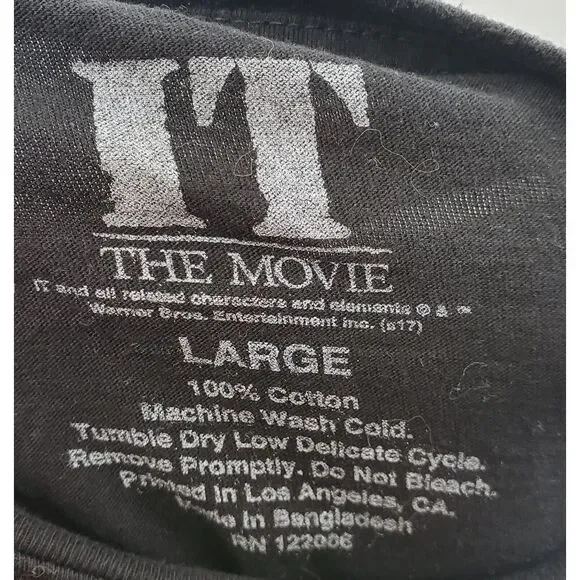 It Pennywise Clown Movie Aren't You Gonna Say Hello Men's Shirt Size Large Nice - Picture 4 of 4